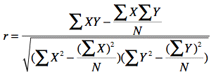 Pearson formula