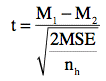 studentized range formula