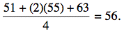 Trimean example